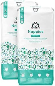 Marca Amazon - Mama Bear Pañales ultra-secos, Talla 6 (15+ kg), Con canales, Bianco, 140 Unidad (2 Paquetes de 70) - Nueva versión