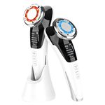 Abgrow 5-in-1 Hot and Cool Facial Massager, Skin Tightening & Face Lifting Device with EMS, Micro-Vibration, Deep Cleansing, Anti-Aging & Skin Rejuvenation