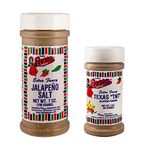 Bolner's Fiesta Extra Fancy Jalapeno Salt and Jalapeno Pepper Powder Bundle, 2-7 Ounces