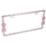 Bell Automotive 22-1-46450-8 'Pink Ribbon' Number Plate Cover License Plate Frame