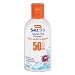Safe Sea SPF50 Sting Blocking Sunscreen | 120ml Bottle | For Sensitive Skin | Anti Jellyfish Sting Protective Lotion (Pack of 1)