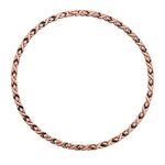 Feraco Copper Magnetic Therapy Necklace for Women Pain Relief for Arthritis Solid Copper Unique X Shape Links Magnet Health Healing Jewelry