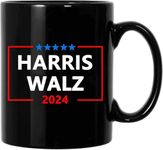 Lymhy Harris Walz 2024 Kamala Harris Tim Walz Waltz For President VP Mug Ceramic Cup Gift Coffee Cup Double-sided Design