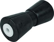 Attwood 11215-1 Heavy Duty Boat Trailer Roller, Rubber Shaft Keel, Black, 8-Inch x 5/8-Inch