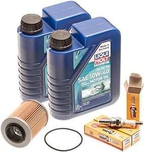 Oil Change Service Kit w/Filter & NGK Plugs for SeaDoo Spark All Models 09 & Up