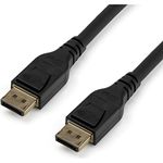 StarTech.com 5m VESA Certified DisplayPort 1.4 Cable - 8K 60Hz HBR3 HDR - 16ft Super UHD DisplayPort to DisplayPort Monitor Cord - Ultra HD 4K 120Hz DP 1.4 Slim Video Cable M/M DP Connector (DP14MM5M)