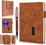 Brown A5 Lined Leather Journal Note