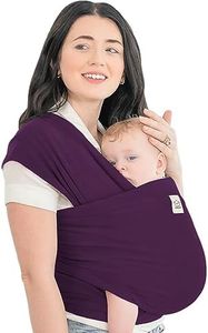 Baby Wrap Carrier - All in 1 Stretchy Baby Sling - Baby Carrier Sling - Baby Carrier Wraps - Baby Carriers for Newborn, Infant - Baby Holder Straps - Baby Slings - Baby Sling Wrap (Royal Purple)