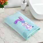 Aroma towels Kids Bath Towel for Girls Boys Premium Microfiber Quick Drying Towels for Unisex Kids Cartoon Print Wash Large Size Dry Cloth Towel for Babies Toddlers, 140 x 70 CM, Sea Green