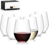 Plastic Stemless Wine Glasses Set o