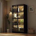FAMAPY Display Cabinet with Glass D