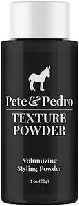 Pete & Pedro TEXTURE POWDER - Texturizing and Volumizing Styling Powder For Men & Women | Adds Mega Volume & Texture, Matte Finish, Root Lifting & Restyleable Hold | As Seen on Shark Tank, 1 oz.