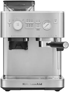 KitchenAid Semi Automatic Espresso Machine with Burr Grinder - Stainless steel 5KES6551BSX