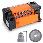 VEVOR Drill Bits Sharpener, MR-13A Drill Bits Grinder Sharpener 3-13mm, 95° to 135° Point Angle Adjustable Drill Bit Re-Sharpener, Portable Bits Sharpening Machine with 11 Collets, CBN Wheel for HSS