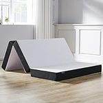 Folding Mattress Full,Ssecretland 4 inch Tri-fold Memory Foam Mattress with Washable Cover,Foldable Mattress Fit for Travel,Camping,Floor,Portable Bed Full Mattress 73"x52"x4"