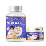 Sultan Night Vitilgo Ayurveda Medicine For Vitiligo, Leukoderma White Patches On The Skin (60 Veg Capsules)