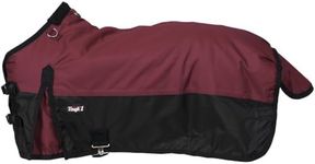 Tough 1 Polar 600D Waterproof Poly Foal Blanket, Burgundy, Medium