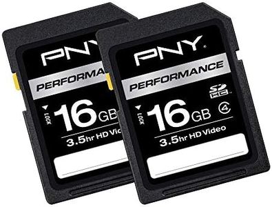 PNY 16GB 2-Pack Performance Class 4 SD Card – (P-SDHC16G4X2-GE)