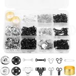 112 Pairs Sewing Hooks and Eyes Clo