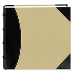 Pioneer High Capacity 5-Up Photo Album 12"X12" 500 Pockets-Black & Beige