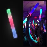 Promotional Party Sticks Foam Glow Sticks Bulk - 25 Light Up Foam Sticks and LED Foam Sticks - 16" Reusable Foam Light Sticks 3 Mode Multicolor Bulk Glow Sticks for Weddings, Parties, and Dancing