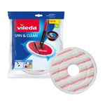 Vileda Spin and Clean Mop Refill, 1 Spin and Clean Mop Head Replacement, Authentic Vileda Mop Head