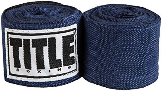 Title Boxing Elastic Mexican Hand Wrap, Navy, 180"