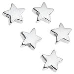 Dreambell 8 pcs .925 Sterling Silver 5mm Little Twinkle Star Bead Connector Spacer/Findings/Bright