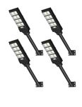 Sararoom 4 Pack 400W Solar LED Outdoor Street Light with Motion Sensor - 720 LED Solar LED Flood Lights 6500K Daylight White IP65 Waterproof Solar Lights Outdoor for Garage, Patio, Parking Lot, Street