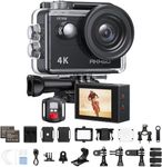 AKASO EK7000 4K30FPS 20MP WiFi Action Camera with EIS Ultra HD 131FT Waterproof Underwater Camera Remote Control 4X Zoom Support External Microphone Black