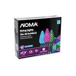 Noma C6 LED Christmas Lights | 70 Purple, Blue & Green Bulbs | 23.8 Ft. String Light | UL Certified | Indoor & Outdoor