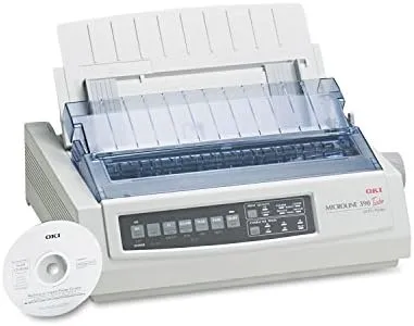 OKI 62411901 Microline 390 24-Pin Dot Matrix Turbo Printer