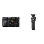 Sony Alpha 6400 E-Mount Compact Mirrorless Camera with 16-50 mm with GP-VPT2BT Handgrip, Black