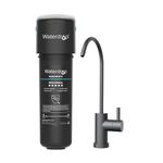 Waterdrop 10UB-B Under Sink Water Filter with Matte Black Faucet, NSF/ANSI 42 Certified, 30,000 Liters High Capacity Water Filter System, Reduce PFAS, PFOA/PFOS, Reduce Lead, Chlorine, Bad Taste