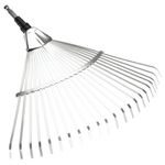 Gardena combisystem fan rake: 50 cm working width, ideal garden accessories for consuming garden waste such as foliage or grass cut, matching all CS stems (3102-20)