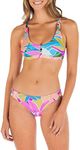 Hurley Women's Standard Bikini Surf Top, Isla Multi, X-Small