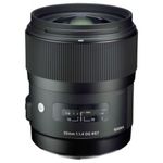 Sigma 35mm F/1.4 DG HSM Art Lens for Nikon DSLR Cameras (Black)