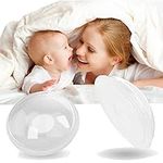 Breast Shells Nursing Cups Milk Saver Breasts Protective Shield for Sore Nipples Collect Leaking Breastmilk for Breastfeeding Nursing Moms Soft Flexible Silicone Reusable Washable Skin Friendly