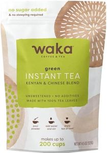 Waka Quality Instant Tea — Unsweetened Green Tea — Kenyan & Chinese Blend — 100% Tea Leaves — 4.5 oz Bulk Bag