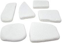 Capcouriers Rocks For Painting - Painting Rocks - Santorini Stones - Range Between About 2-3.5 inches in Length (Bulk Set) - 6 Stones