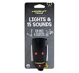 Hornit NANO Black/Red | Bike & Scooter Horn and Light for Kids | 15 Sound effects / 3 Light Settings