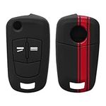 kwmobile Silicone Key Fob Cover Compatible with Vauxhall (Opel) 2 Button Car Flip Key