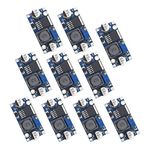 Valefod 10 Pack LM2596 DC to DC High Efficiency Voltage Regulator 3.2-35V to 1.25-30V Buck Converter DIY Power Supply Module