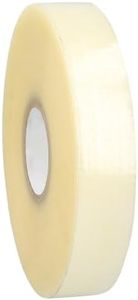 PSBM Machine Length Packing Tape, 2 Inch x 1000 Yards, 6 Rolls, 2 Mil, Clear Packaging Tape for Shipping Sealing Boxes