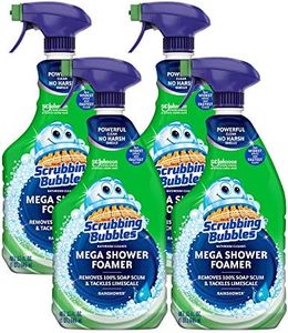 Scrubbing Bubbles Mega Shower Foamer Trigger, Rainshower, 32 Ounce, 4 Pack