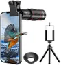 18X Telephoto Lens, Evil eye Hight Power Telephoto Phone Lens with Tripod, Mobile Cell Lens Attachment for Android & iPhone, Samsung and Most Smartphone