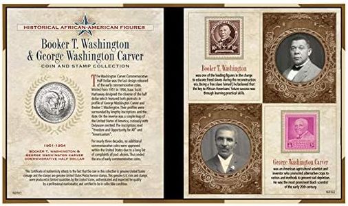 Black History African American Carver Washington Commemorative Coin and Stamp United States Collector Set