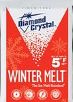 Diamond Crystal Winter Melt Snow Ice Melt Salt, 25lb Bag,