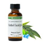 LorAnn Menthol Eucalyptus Super Strength FlavorFlavor, Natural, 1 ounce bottle