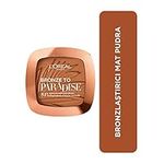 L'Oreal Paris Bronzer - Back To Bronze Matte Bronzing Pressed Powder, Shimmer Free, Medium, Compact Case